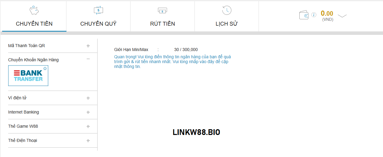 Chuyển tiền ngân hàng
